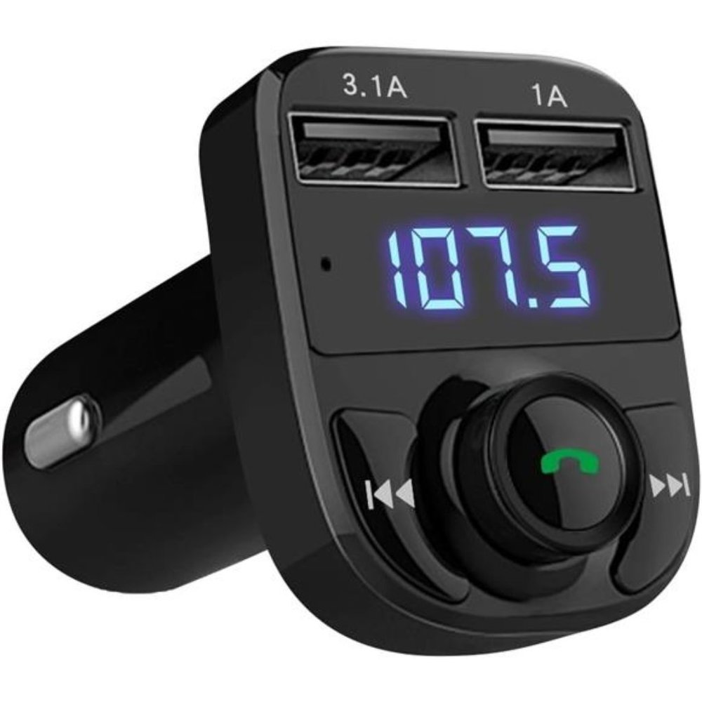 Handsfree Call Car Charger,Wireless Bluetooth FM Transmitter Radio Receiver,Mp3